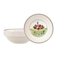 DESSERTSCHALEN Design Naif bunt ø 14 cm 6er Set - Multicolor, Keramik (14cm) - Villeroy & Boch
