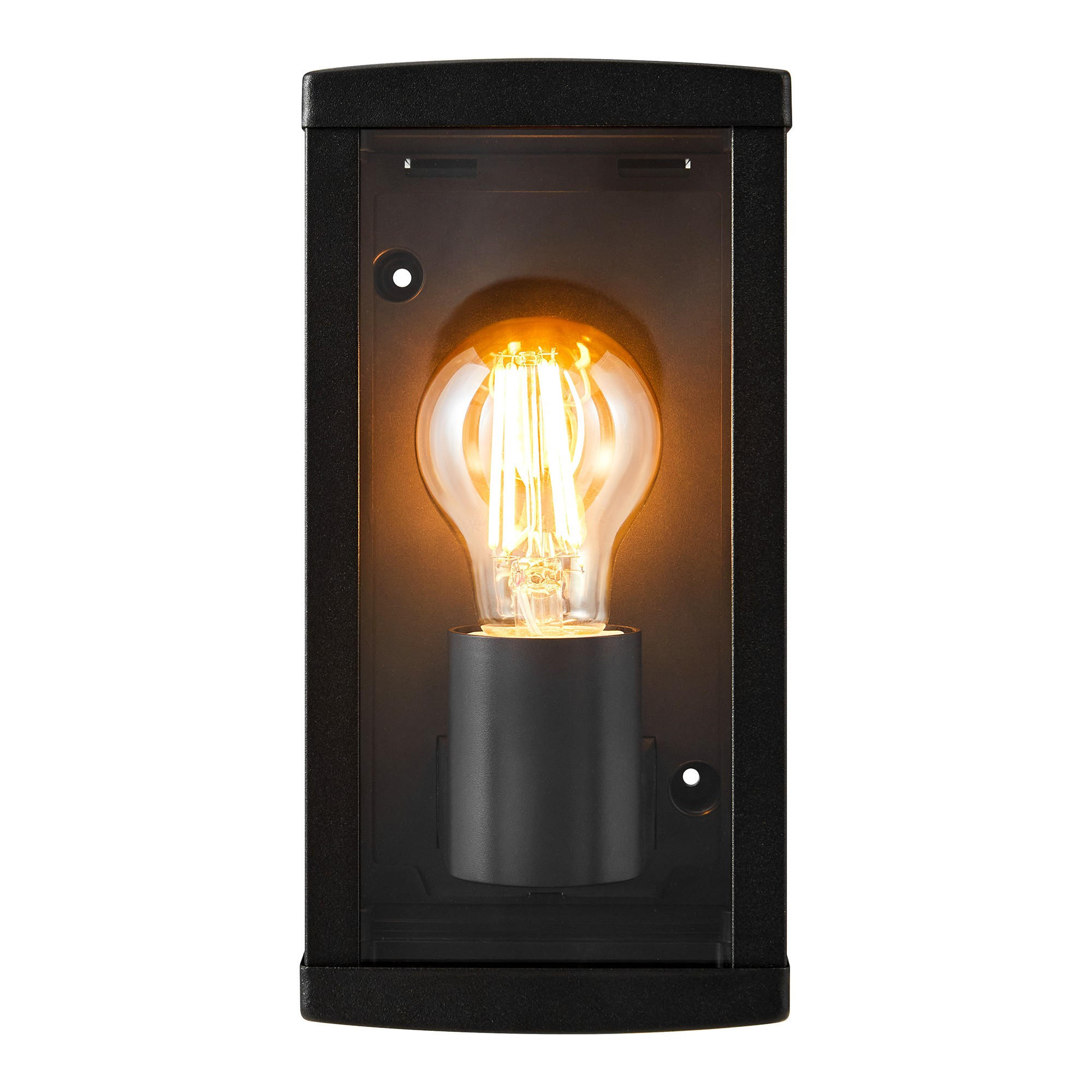 WANDLEUCHTE Luchy - Schwarz - 11/22.7 cm - Schwarz, Metall (11/22.7/22.7cm) - Nordlux