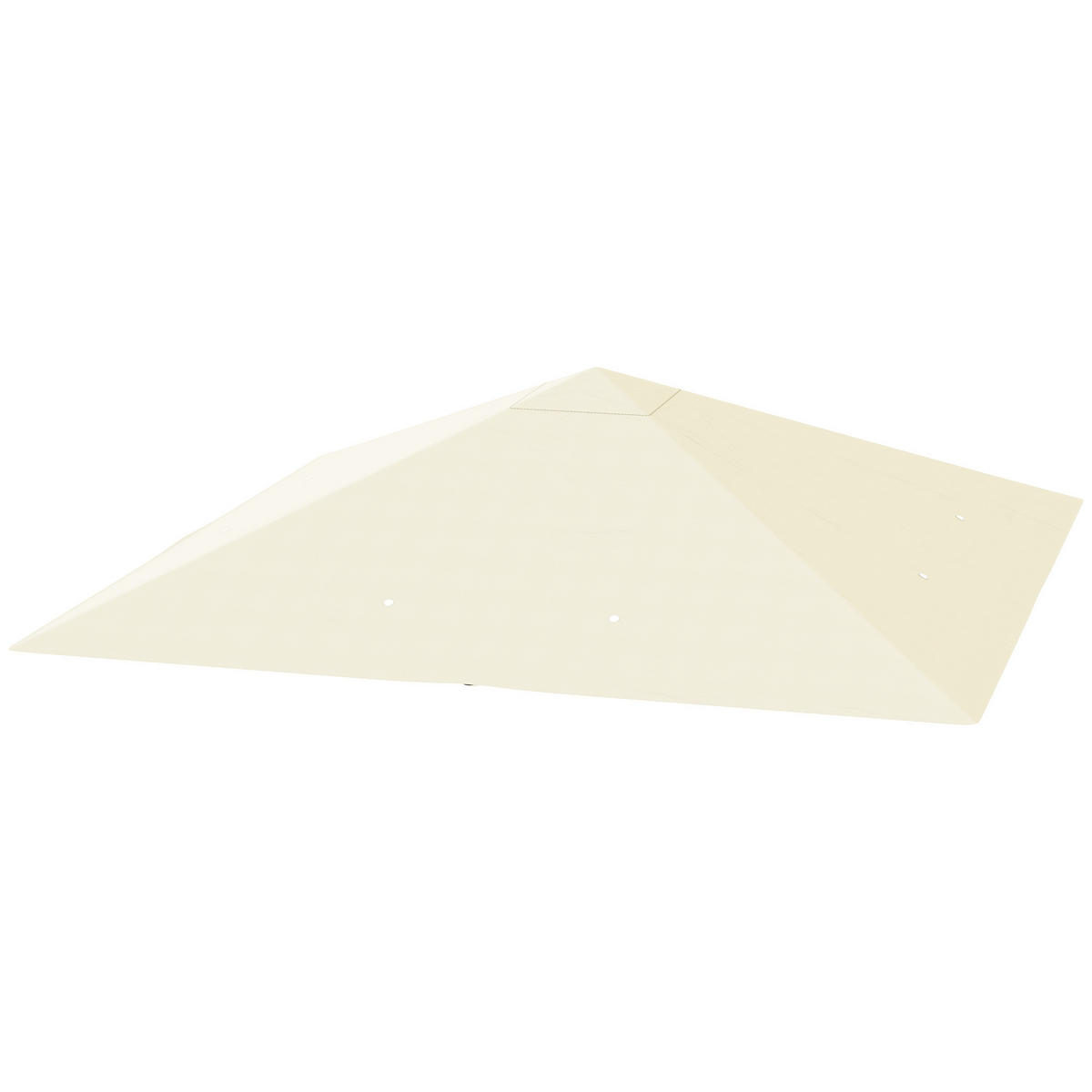 ERSATZDACH für Pavillon 3 x 3 m wasserabweisend Pavillondach UPF30+ Ersatzbezug Oxford-Stoff, 370 g/m², Cremeweiß - Creme, Textil (298/1/298cm)