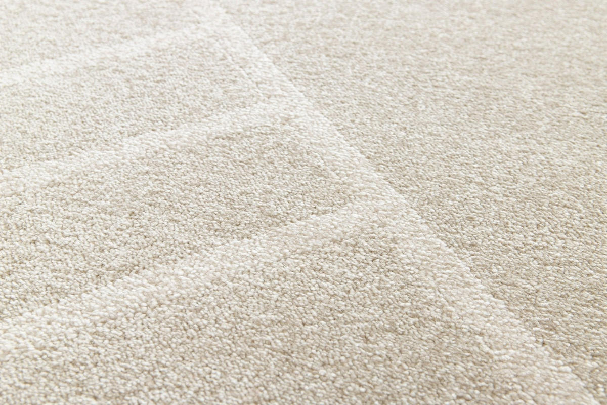 TEPPICH Designer sehr weich beige - Beige, Textil (120/170cm) - AFK Living