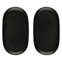 TELLER Robust 32,5 cm oval - Schwarz, Keramik (4cm)