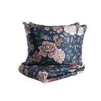 BETTWÄSCHE Meeri 220/200 cm - Dunkelblau, Textil (220/200cm) - Homla