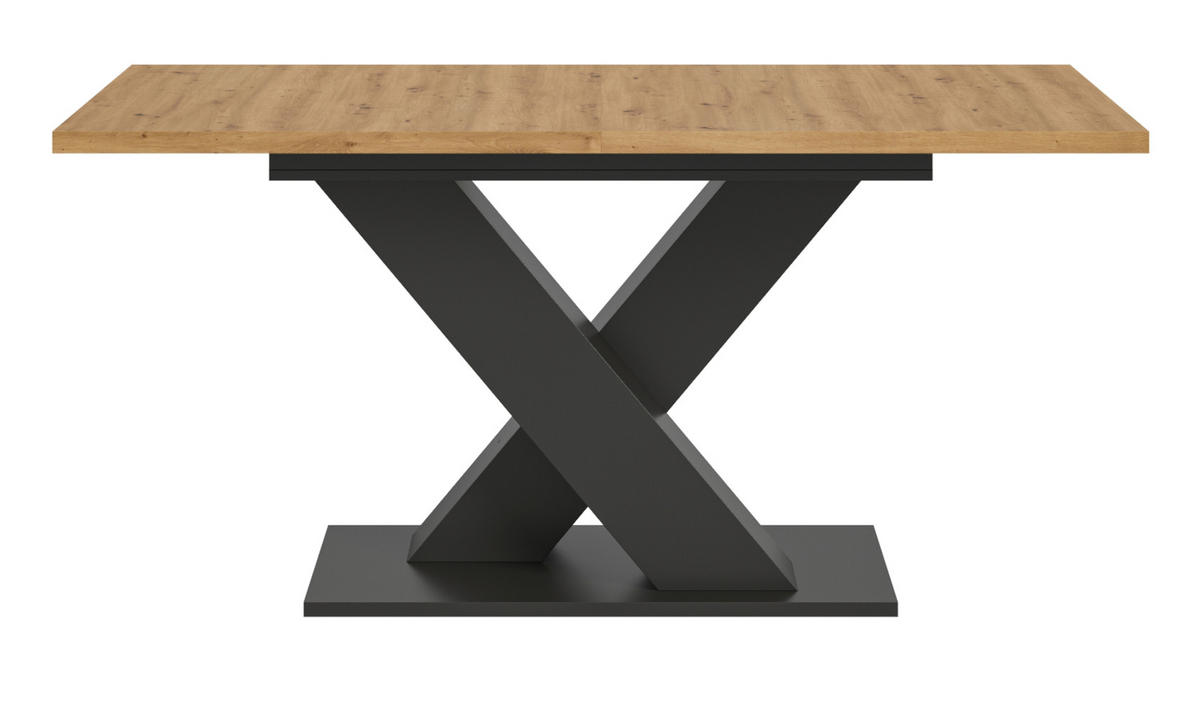 ESSTISCH Eiche, grau 150 - 190 cm, Küchentisch ausziehbar - Eiche Artisan/Grau, Holz/Holzwerkstoff (190/90/76cm) - Inn.Furn