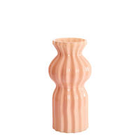 VASE Terento - Rosa - 16/16/33.5 cm - Pink, Glas (33.5cm) - Light & Living