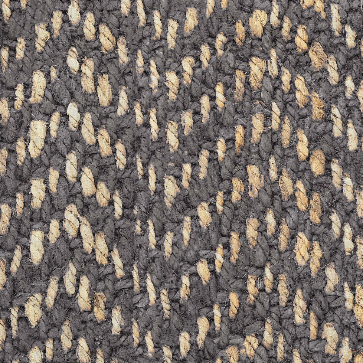 JUTETEPPICH - Anthrazit, Textil (60/90cm) - Relaxdays