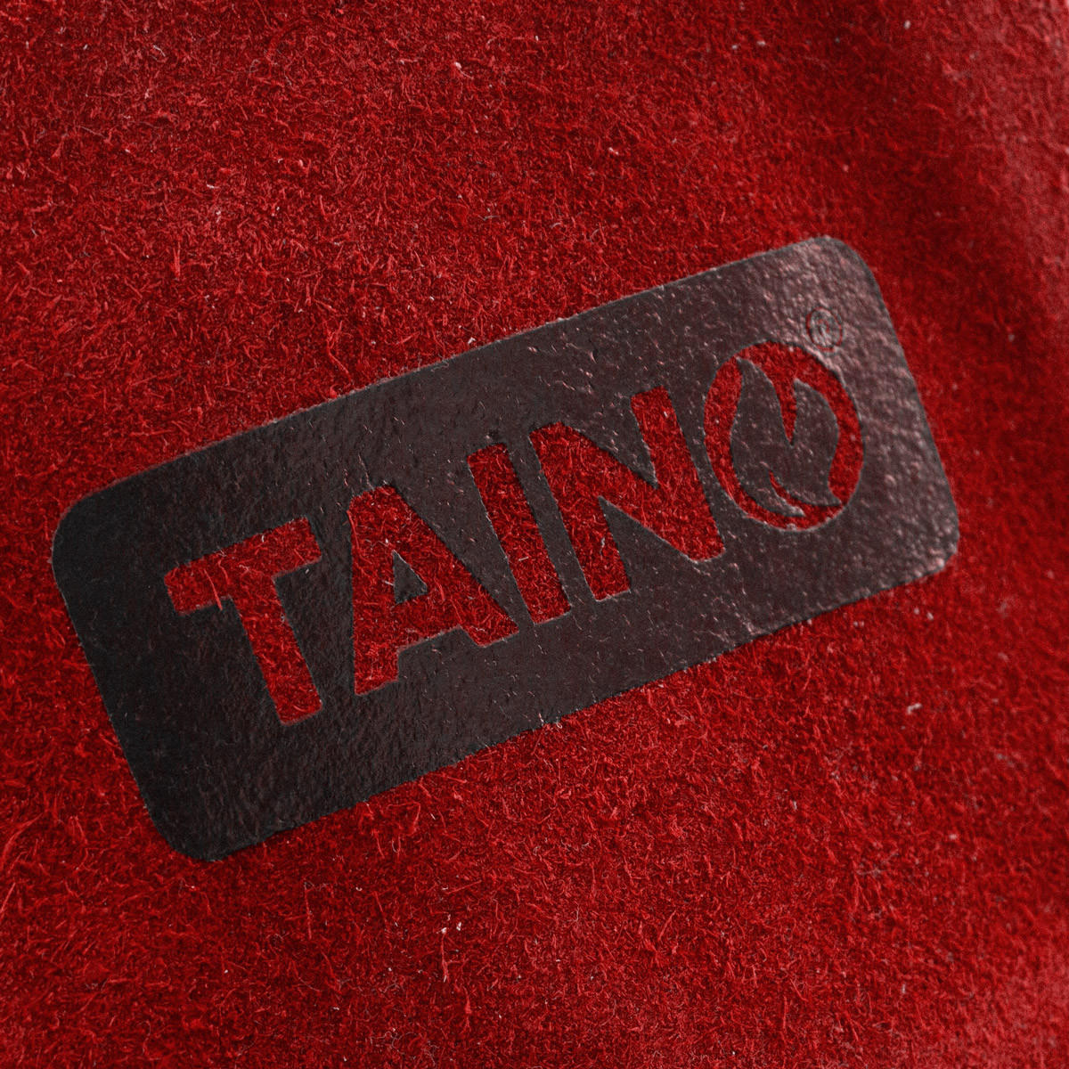 GRILLHANDSCHUHE Leder - Rot, Leder (13.5/33cm) - TAINO