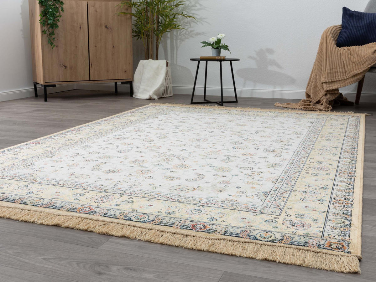 ORIENTTEPPICH 95/140 cm Riad Tabriz - Beige, Textil (95/140cm) - Steffensmeier