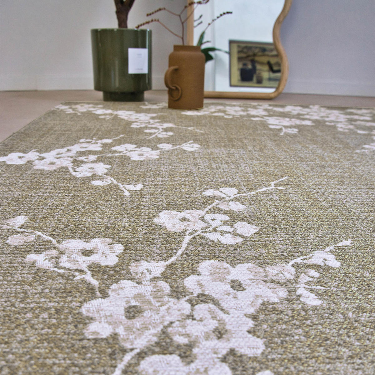 TEPPICH Wet Garden Sakura 170/240 cm - Grün, Textil (170/240cm) - Louis De Poortere