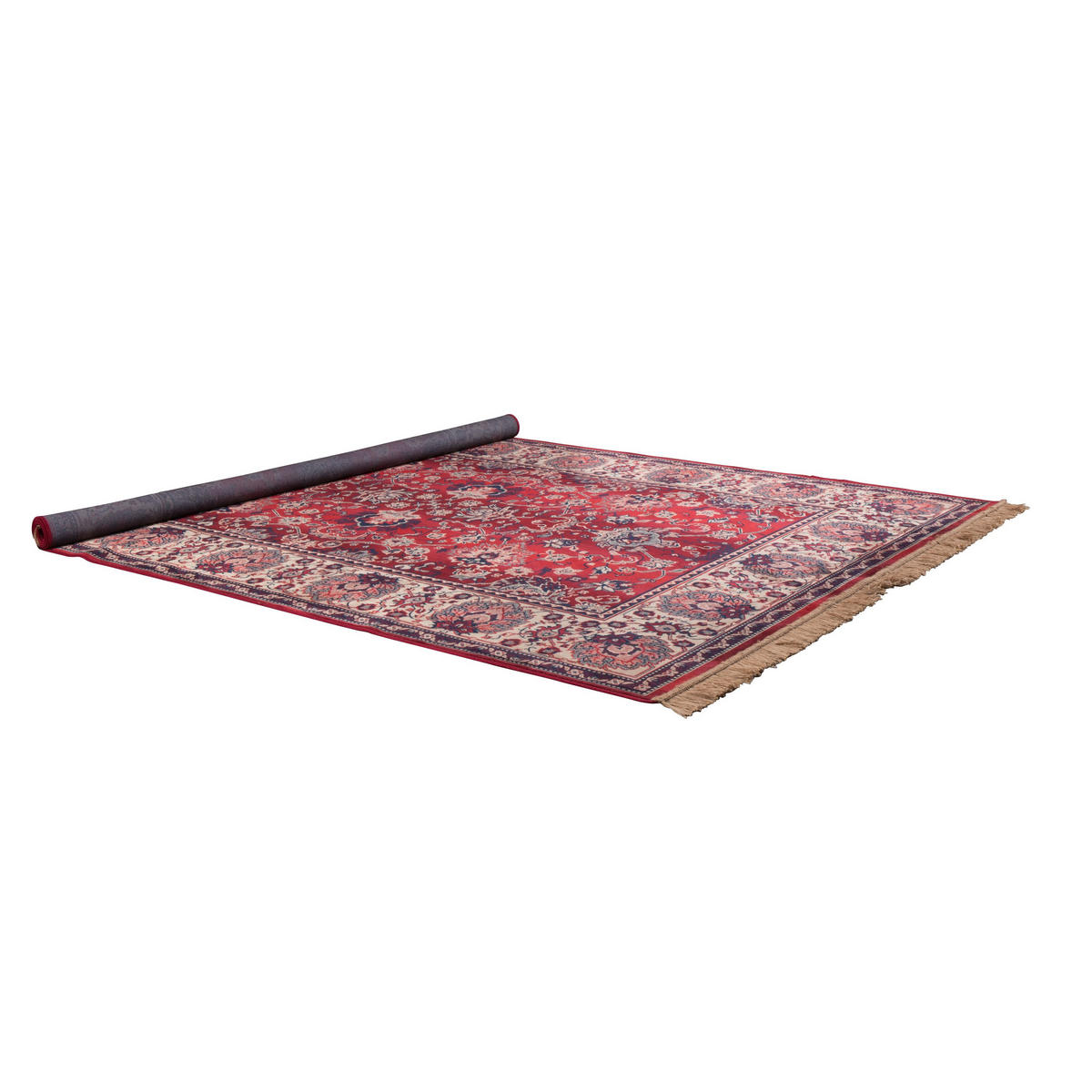 TEPPICH Bid 170x240 cm Rot - Rot, Textil (240/170cm) - Dutchbone