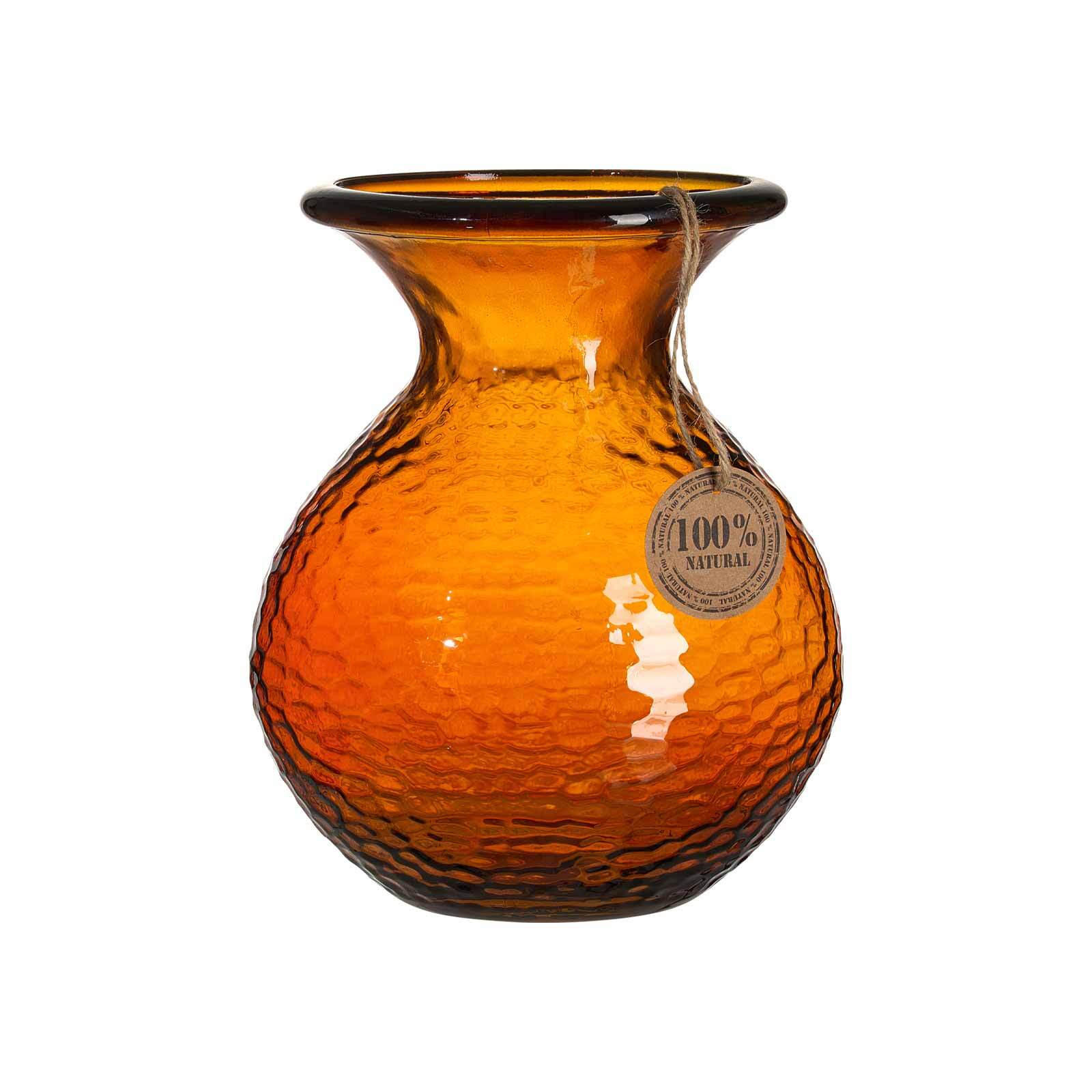 VASE Marokko Wabe braun 24,5 cm - Braun, Glas (19/24.5cm) - Ritzenhoff Breker