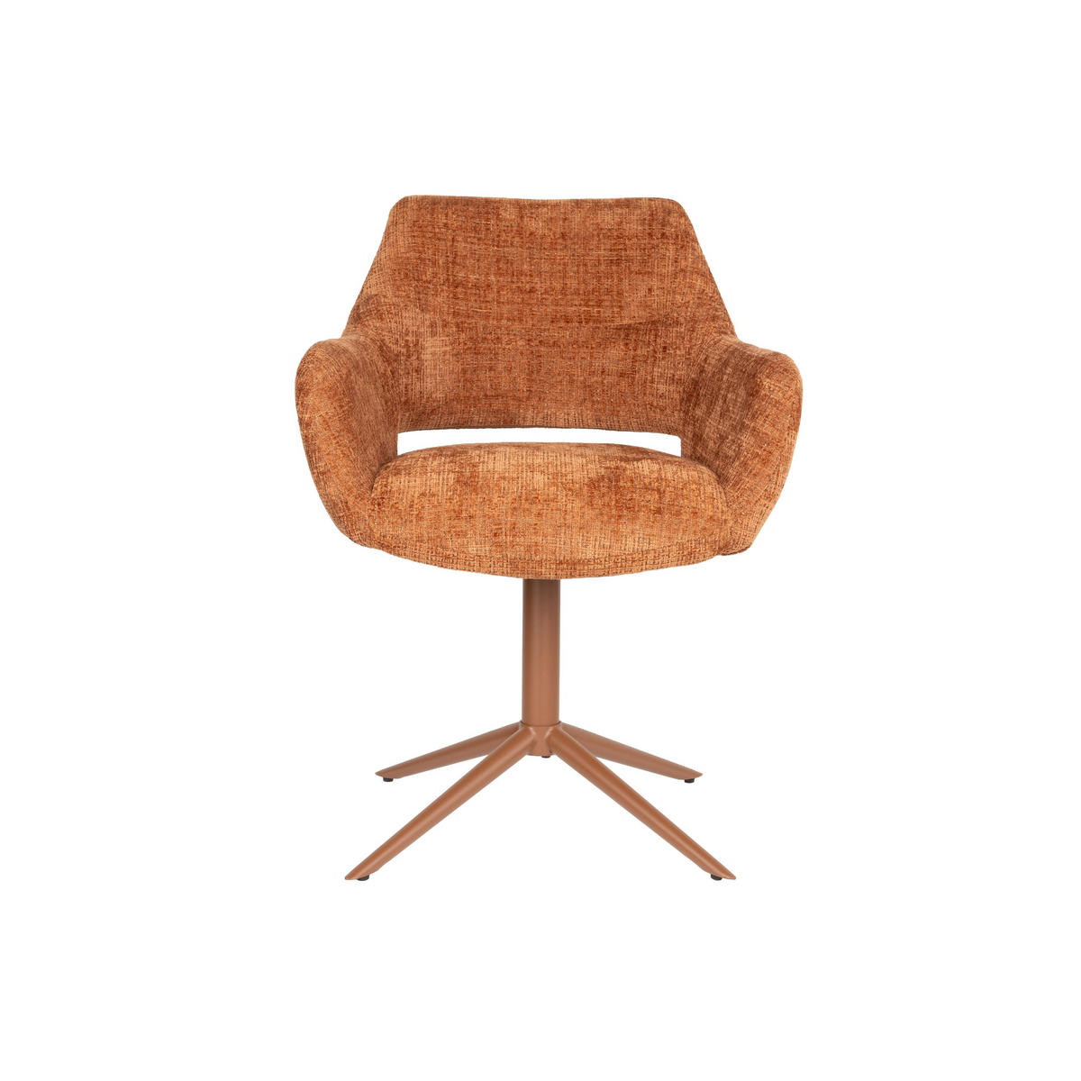 ESSZIMMERSTÜHLE Merel Armleuning Oranje - 2 er Set - Rot, Kunststoff (60/85/62cm) - Housecraft Living