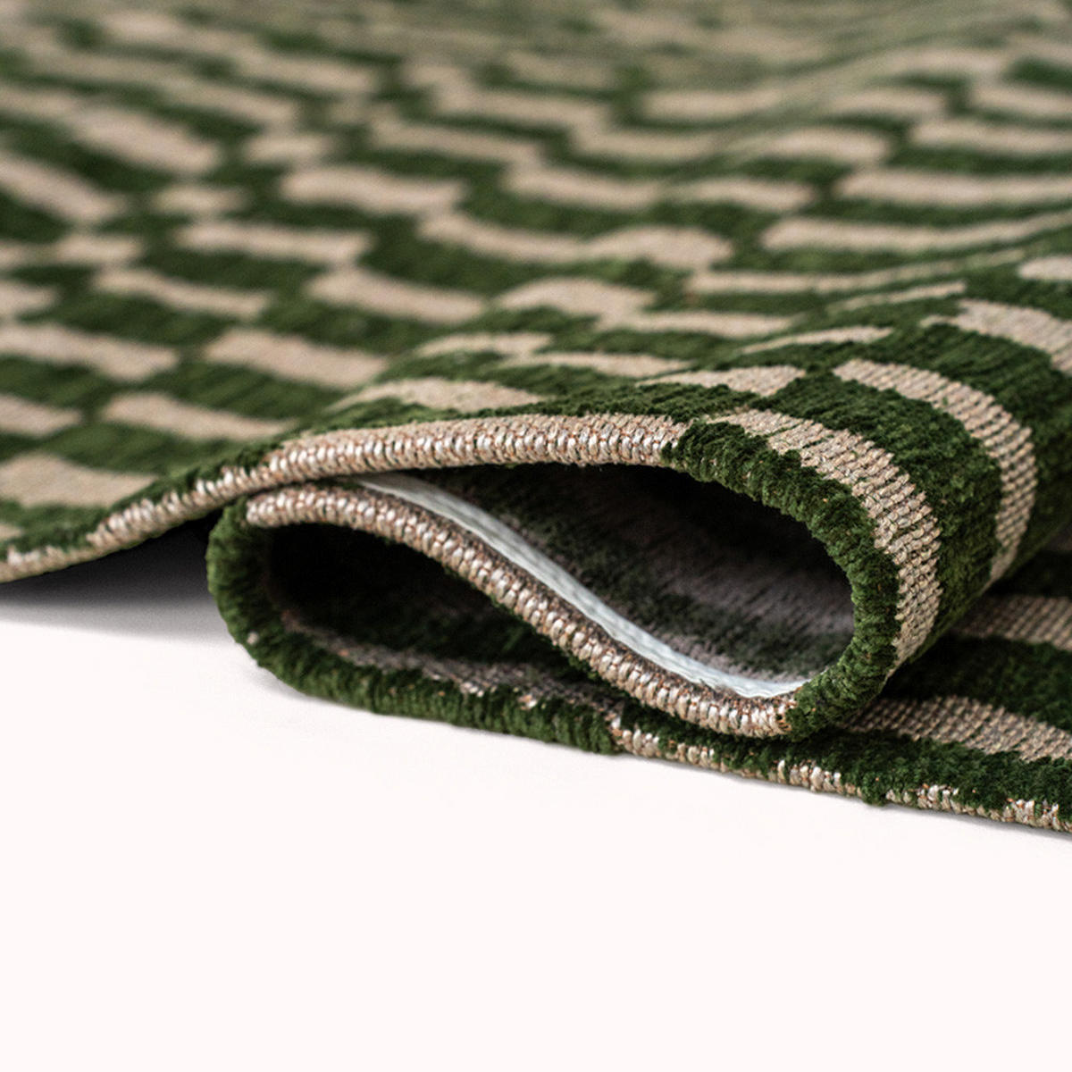 TEPPICH Oasis Structures Berber 170/240 cm - Grün, Textil (170/240cm) - Louis De Poortere