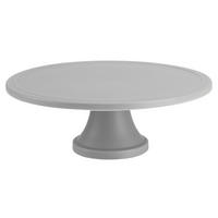 TORTENPLATTE Easy Baking grau Ø 31 cm - Grau, Keramik (31/11/31cm) - Birkmann