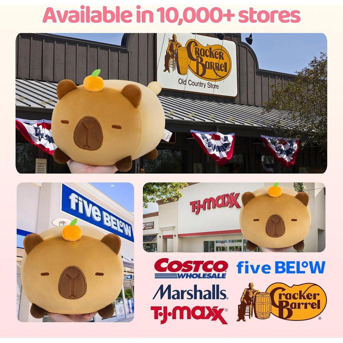 STOFFTIER Capybara 40 cm - Braun, Textil (22/26cm)