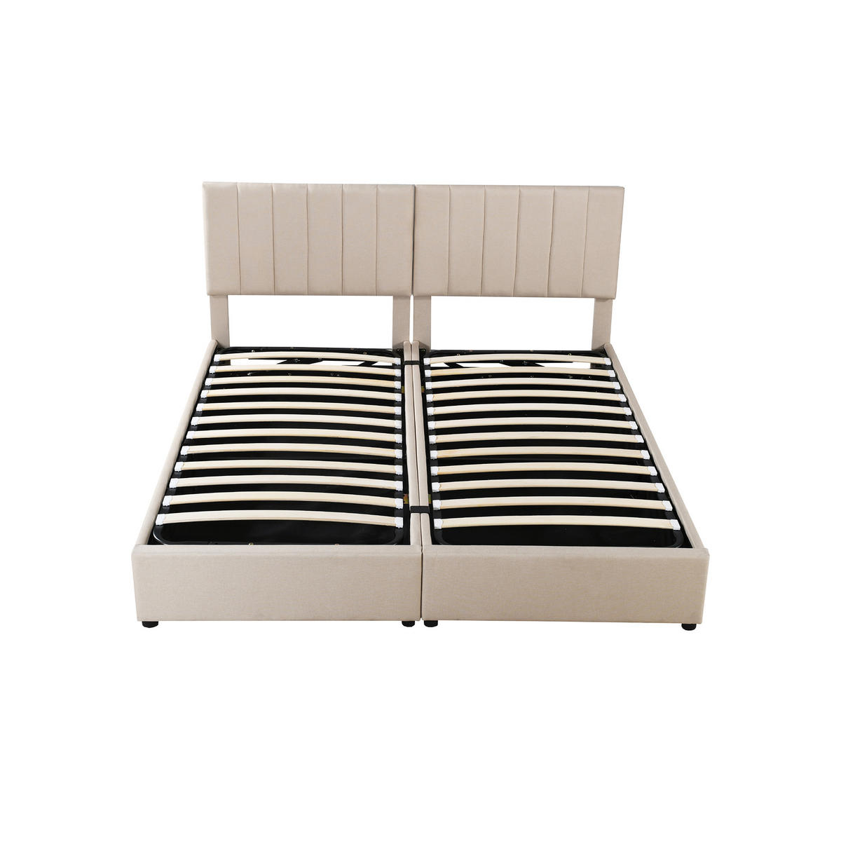 POLSTERBETT 180x200 cm Stauraum beige - Beige, Textil (180/200cm) - Fortuna Lai