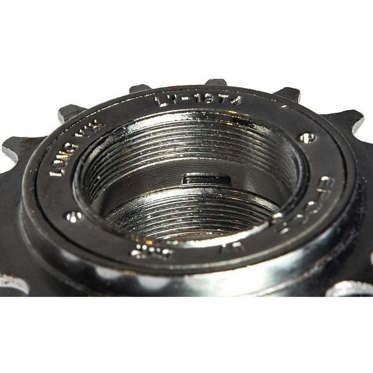 FAHRRADFREILAUF 18 Zähne 1/2 x 1/8 - Silberfarben, Metall (8/1.5/8cm)