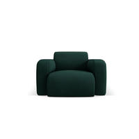 SESSEL Molino aus strukturiertem Stoff flaschengrün - Dunkelgrün, Textil (95/72/105cm) - Micadoni