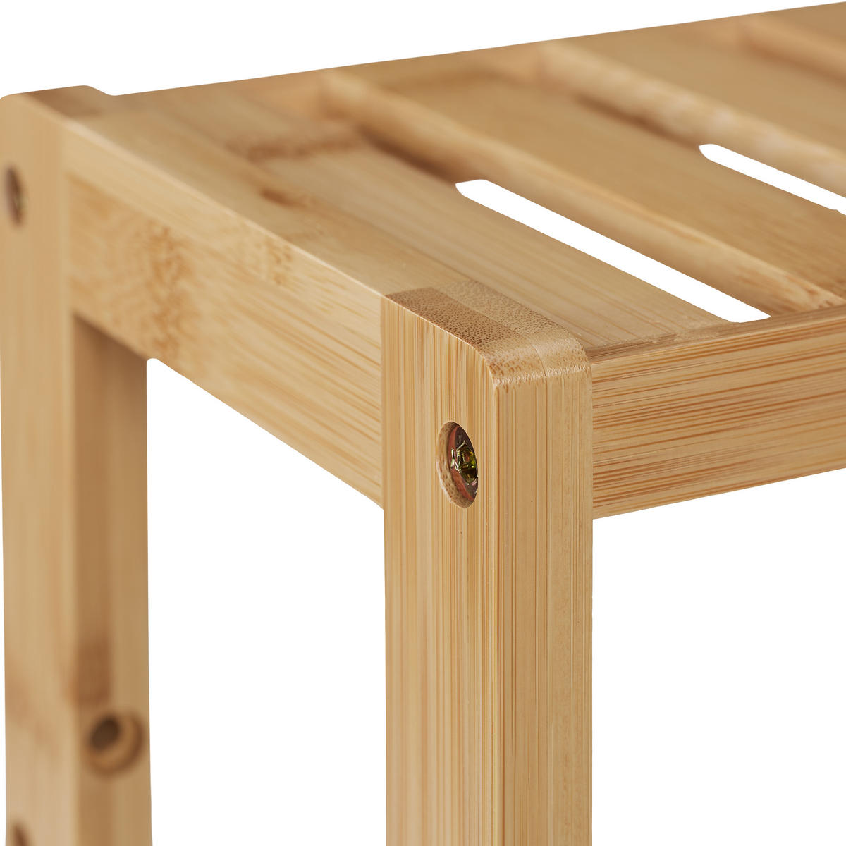 BADREGAL - Hellbraun, Holz (60/54/15cm) - Relaxdays