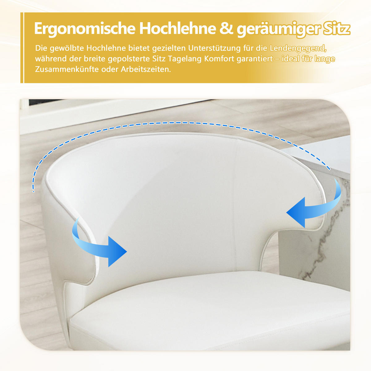 BARHOCKER DE-36723 2er-Set höhenverstellbar mit 360°-Drehung Weiß - Weiß, Metall (45/110/49.7cm) - ComfortXL