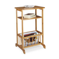 BEISTELLTISCH - Hellbraun, Holz (37/44.5/71.5cm) - Relaxdays