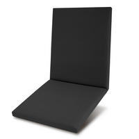 NIEDERLEHNERAUFLAGE QD-NL 105/48/5,5cm Anthrazit - Anthrazit, Textil (48/5/105cm) - Beautissu 