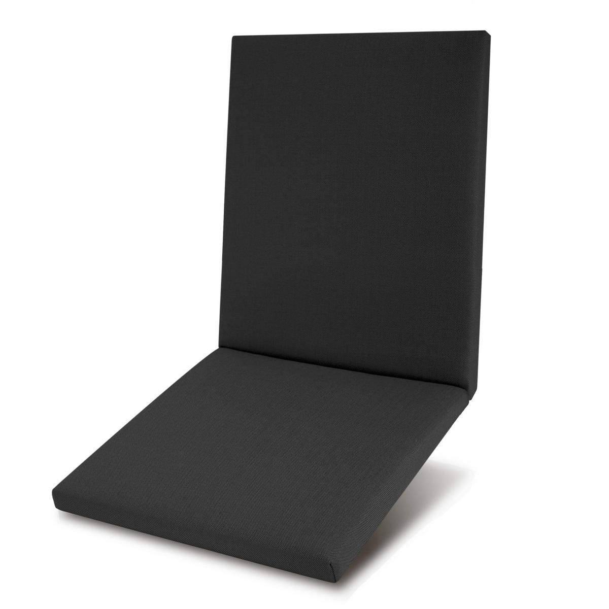 NIEDERLEHNERAUFLAGE QD-NL 105/48/5,5cm Anthrazit - Anthrazit, Textil (48/5/105cm) - Beautissu 