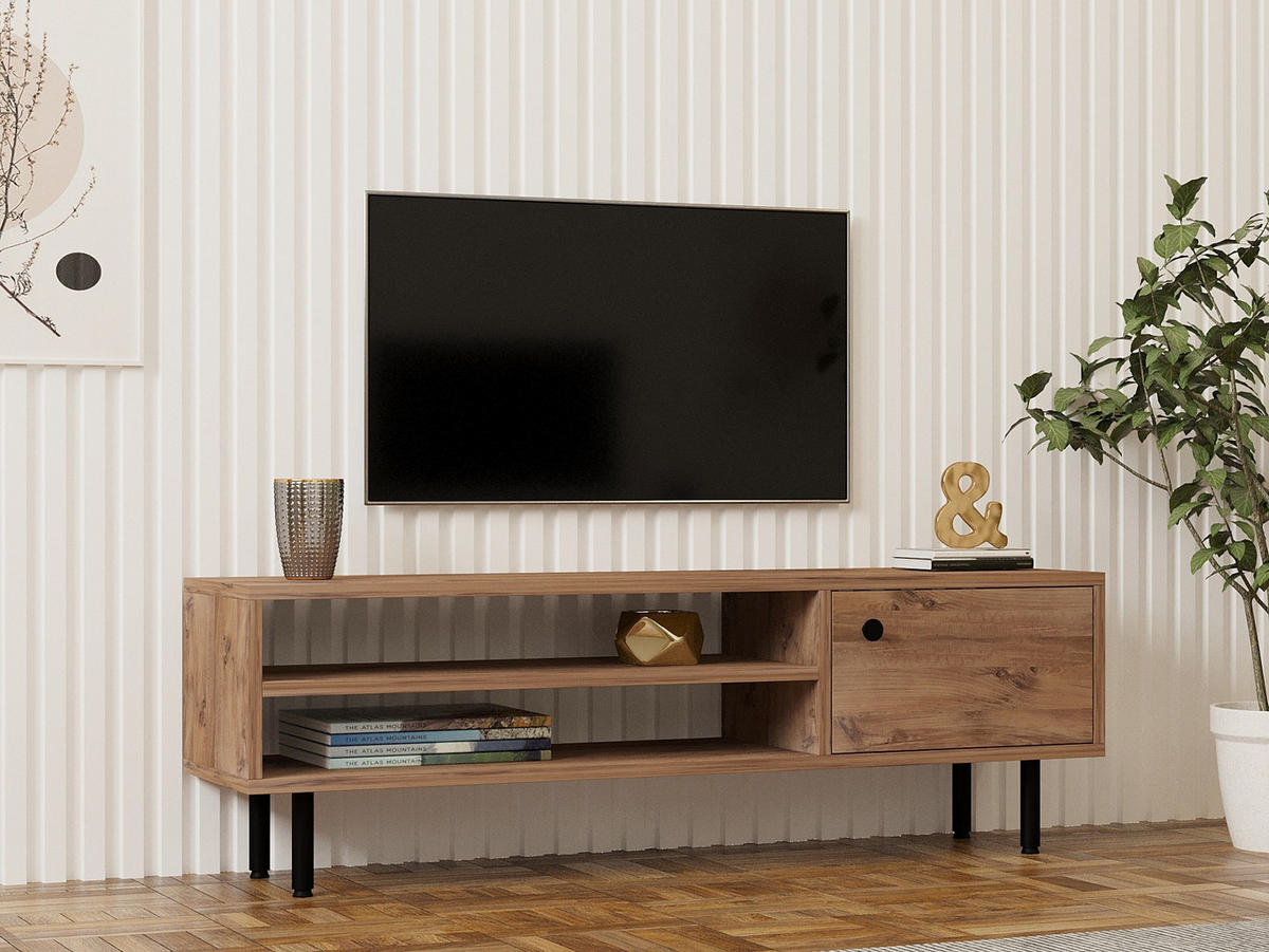 TV-MÖBEL Avila Kiefer Atlantik - Kieferfarben, Holz (120/38/30cm) - Habitat Garten