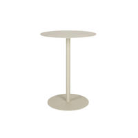 BISTROTISCH Snow Rund 57 cm Metall Beige - Beige, Metall (57/57/75cm) - Zuiver