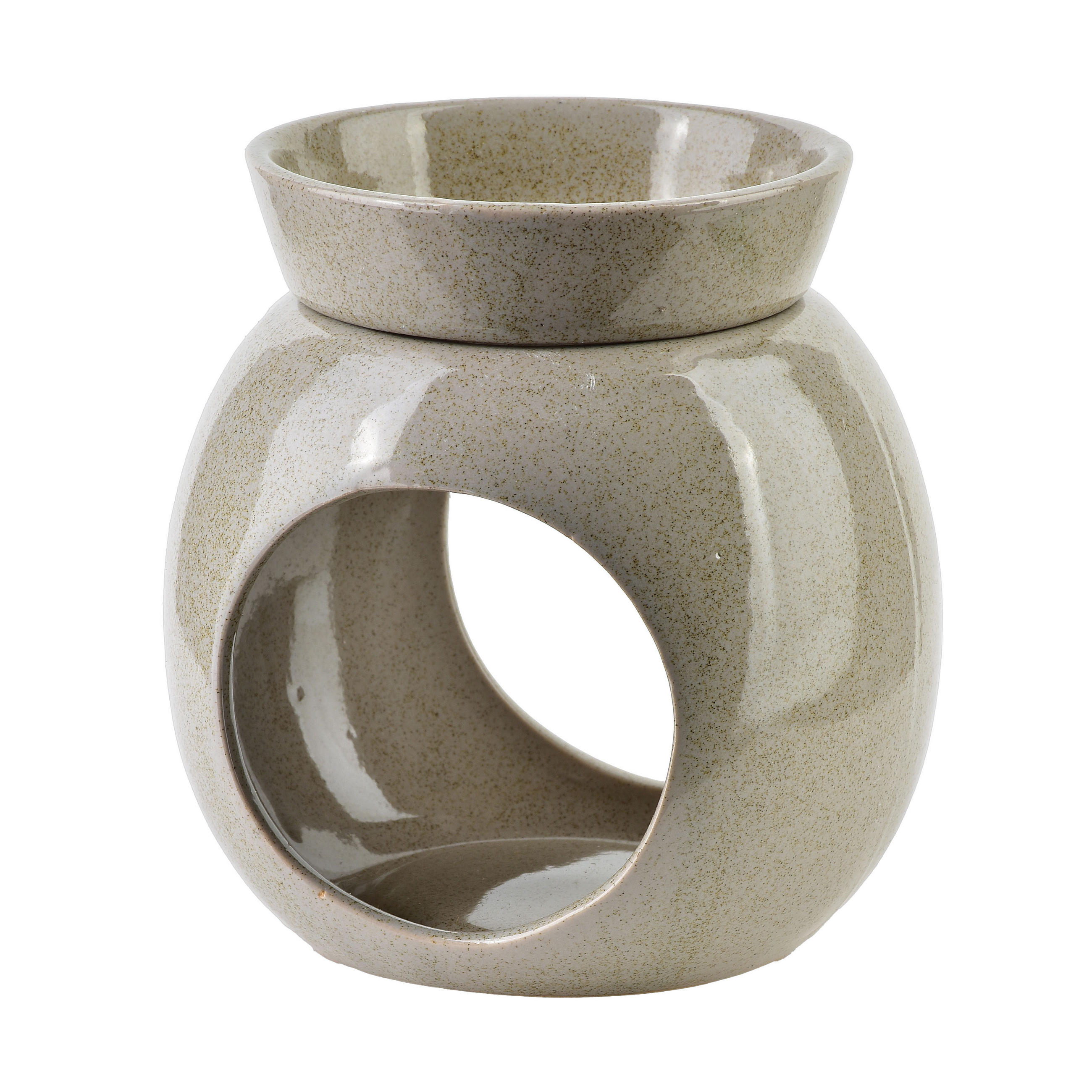 DUFTLAMPE Basic Beige 13/13/13 cm Keramik - Beige, Keramik (13cm) - Mondex