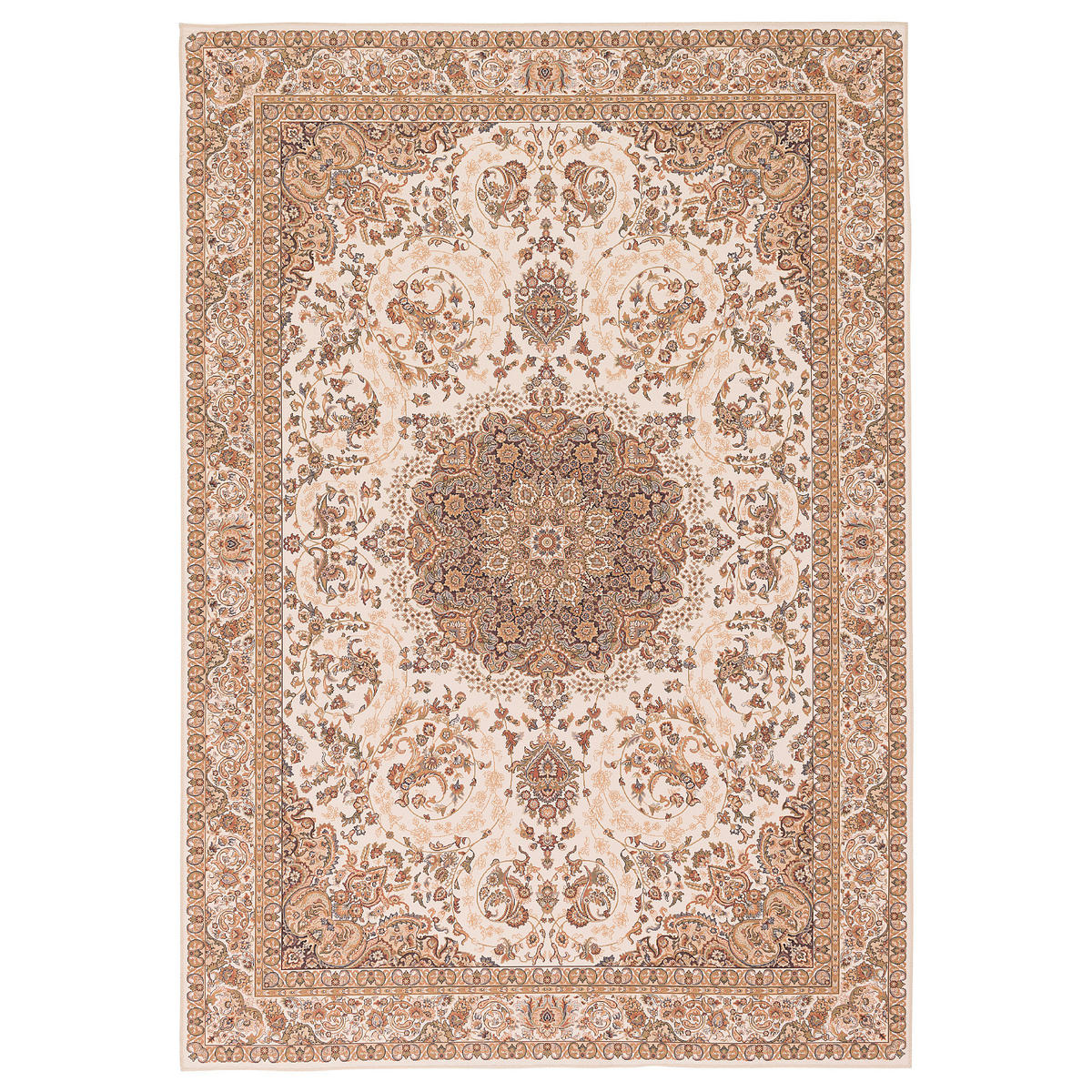 LUXUS ORIENT TEPPICH PRIMUS KESHAN - Beige, Textil (120/160cm) - Pergamon
