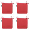 SITZKISSEN Panama 40/40 cm 4er-Set - Rot, Textil (40/4/40cm) - Madison