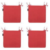 SITZKISSEN Panama 40/40 cm 4er-Set - Rot, Textil (40/4/40cm) - Madison