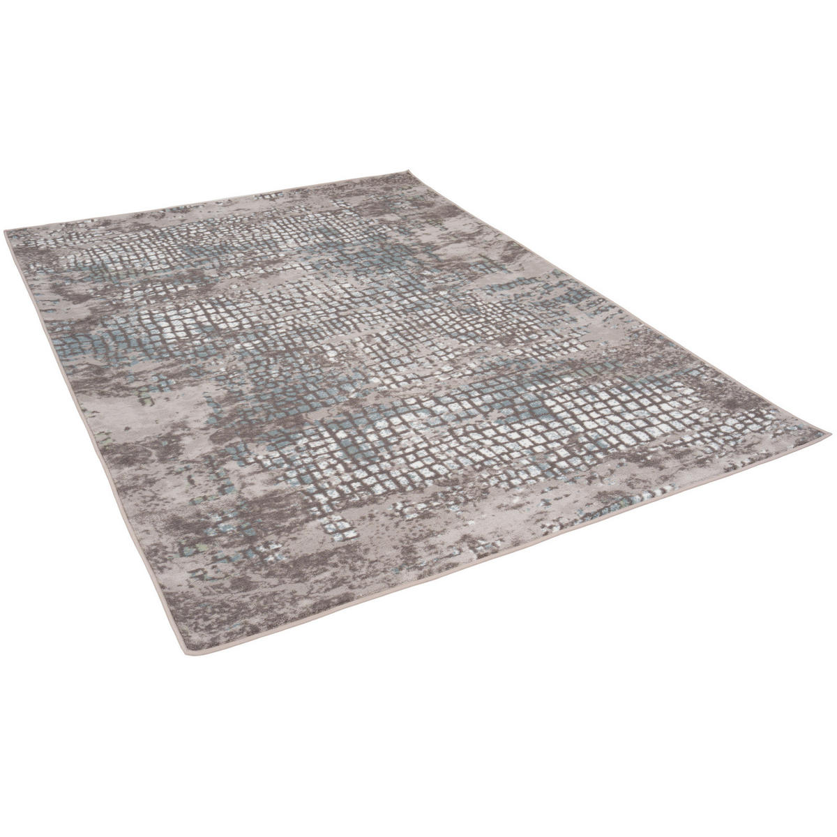 DESIGNER TEPPICH TAWIRA VINTAGE - Edelstahlfarben, Textil (140/200cm) - Pergamon