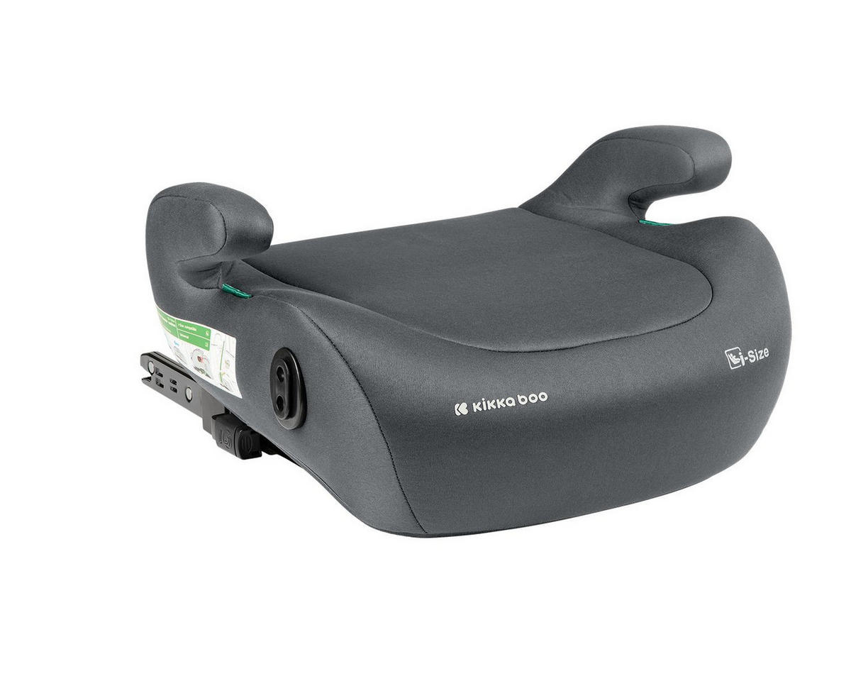 KINDERSITZ i-Tip Isofix 125-150 cm grau dunkelgrau Armlehne, i-Size Kindersitz, Sicherheitsgurt, vorwärts gerichtet - Grau, Kunststoff (42/21/35cm) - Kikka boo