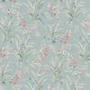 VLIESTAPETE Mosedale Posy Dark Duck Egg Blue - Dunkelblau, Papier/Kunststoff (52/1000cm) - LAURA ASHLEY