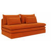 SCHLAFSOFA Mit Bettkasten NELIA, Stoff Poso, Kupfer - Orange, Holz (190/75/90cm) - Kaiser Möbel