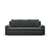 SOFA 3-SITZER MIT SCHLAFFUNKTION FORESTA, Dunkelgrau - Dunkelgrau, Textil (222/92/96cm)
