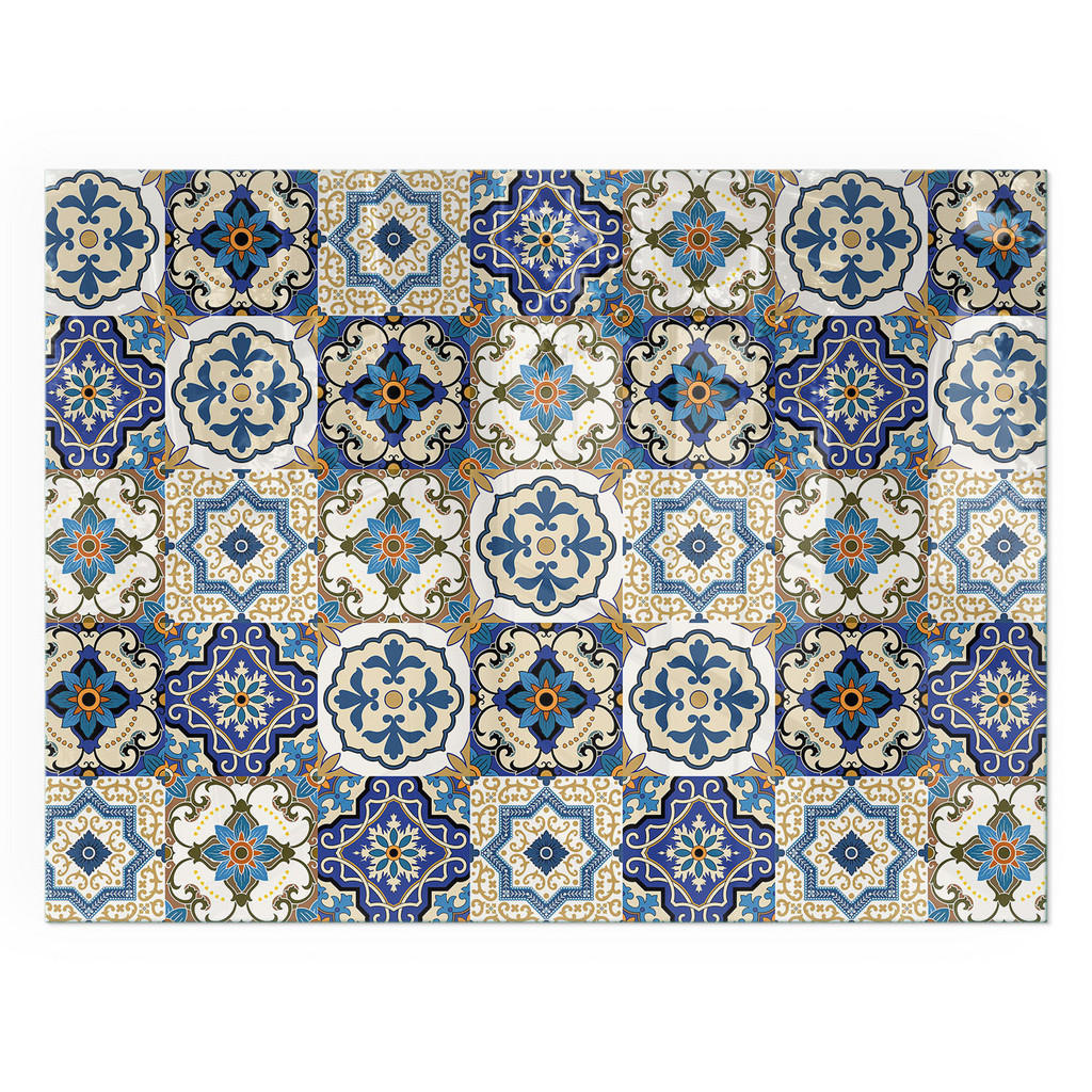 TULUP PODLOŽKA POD KRB 80x60 cm - Mozaikový vzor s květinami