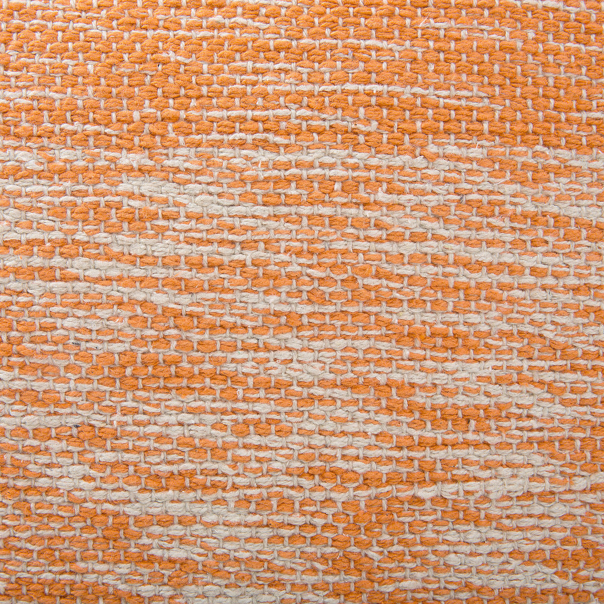 POUF Hirri 40/40/40 cm - Orange, Naturmaterialien/Textil (40/40/40cm) - Beliani