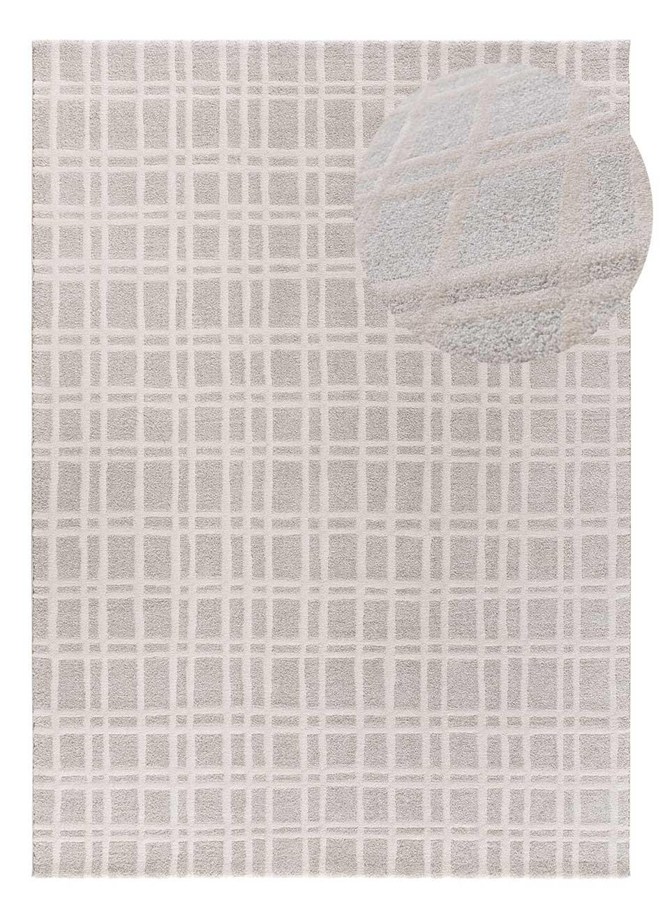 WEBTEPPICH Cremefarben Caledonia 120/170 cm - Creme, Naturmaterialien/Textil (120/170cm) - Atticgo