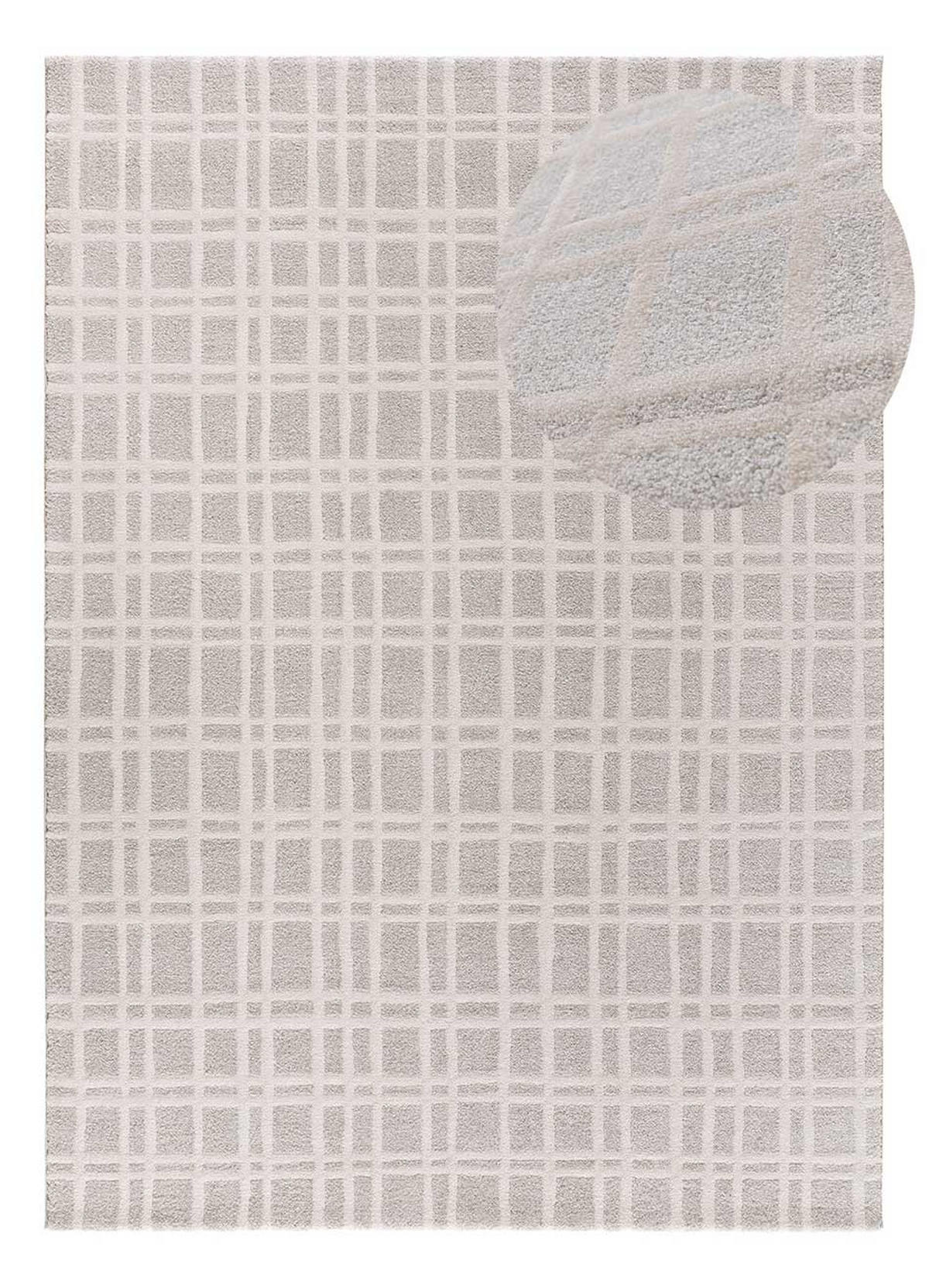WEBTEPPICH Cremefarben Caledonia 80/150 cm - Creme, Naturmaterialien/Textil (80/150cm) - Atticgo