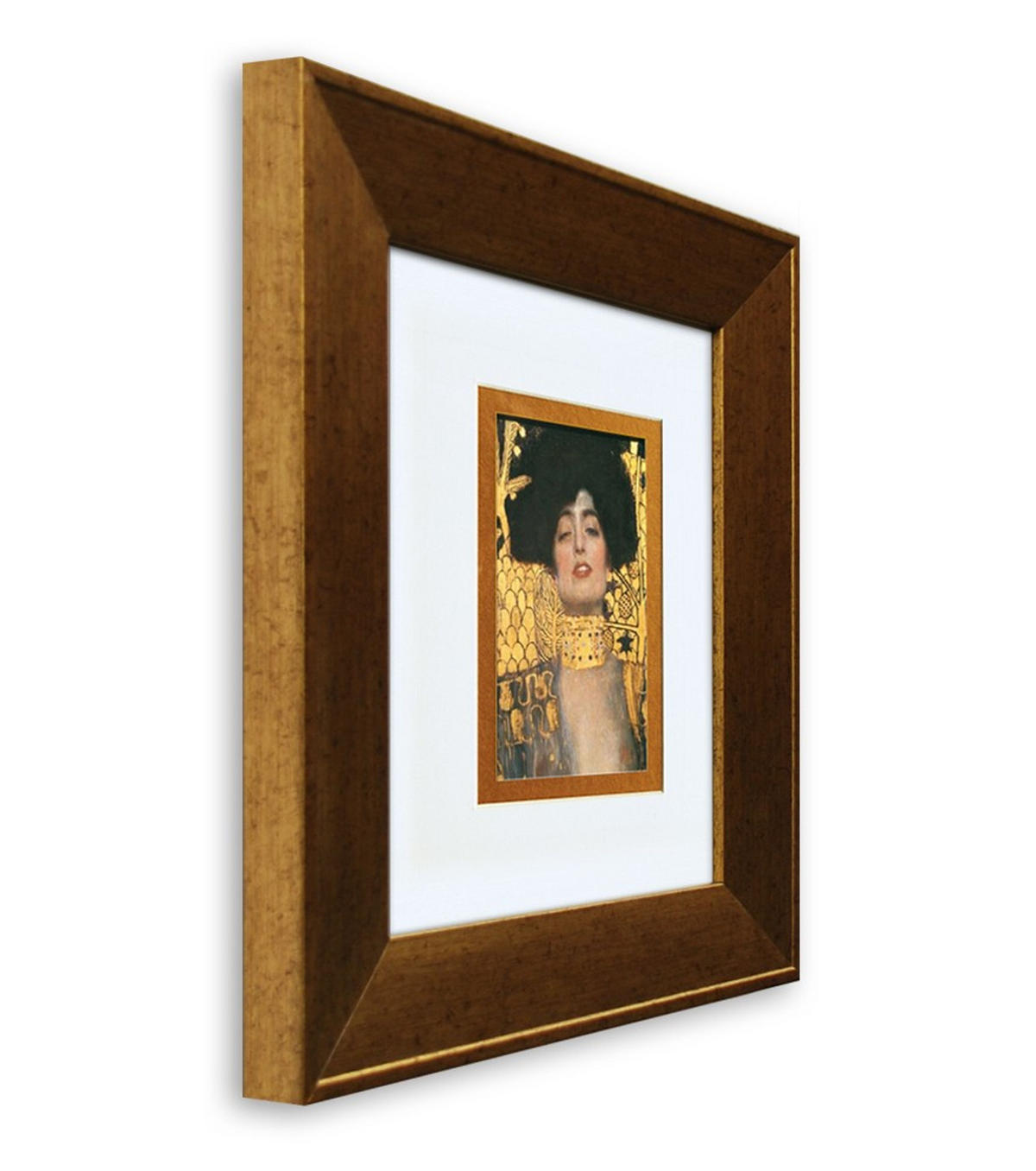 BILD gerahmt 36x41 cm Gustav Klimt „The Judith“ - Braun, Holz (36/41cm) - artissimo