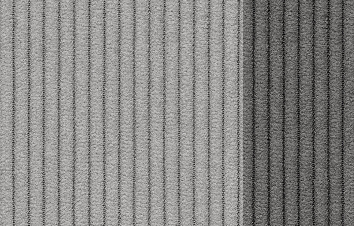 SESSEL OLI in Cordstoff hellgrau - Hellgrau, Holz/Textil (130/91/108cm) - Courtois Laville