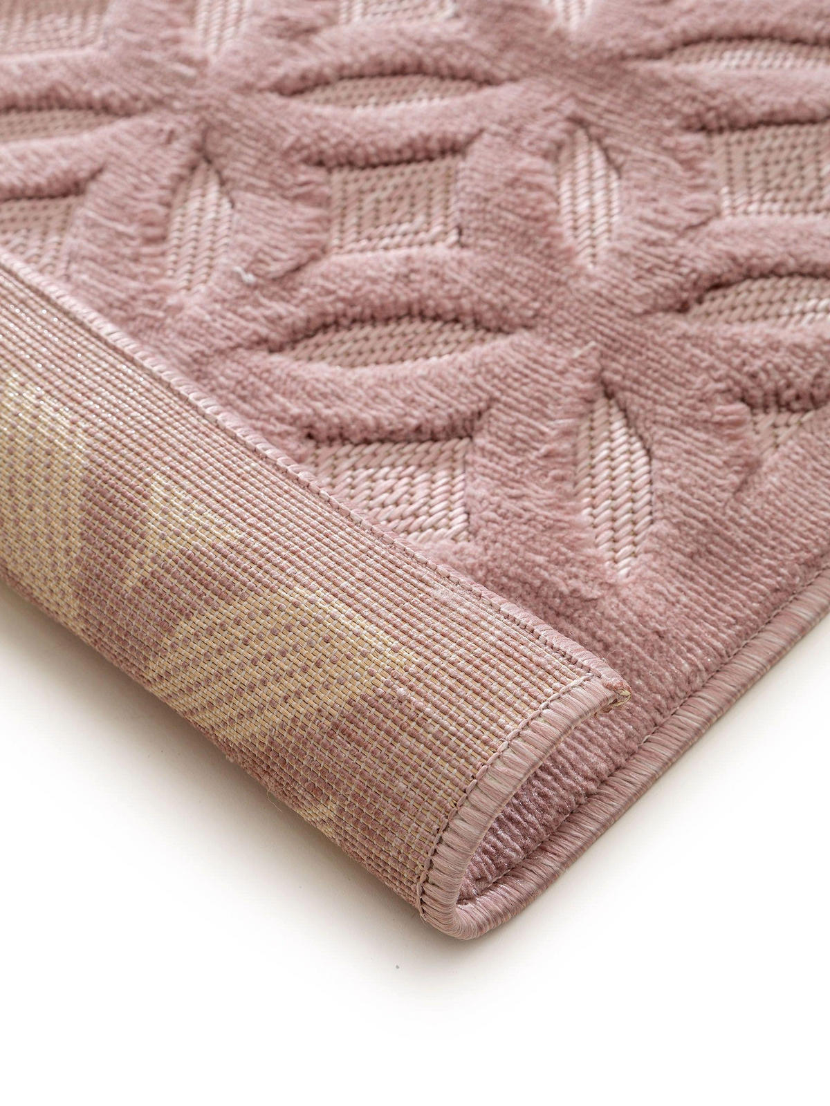 OUTDOORTEPPICH Bonte Rosa 240x340 cm - Rosa, Textil (240/340cm) - benuta Nest