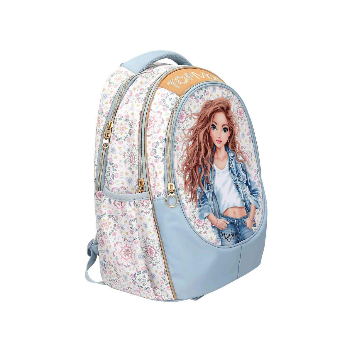 SCHULRUCKSACK FESTIVAL FUN TOPModel hellblau 25 x 34 x 43 cm - Hellblau, Textil (34/25cm) - Depesche Germany