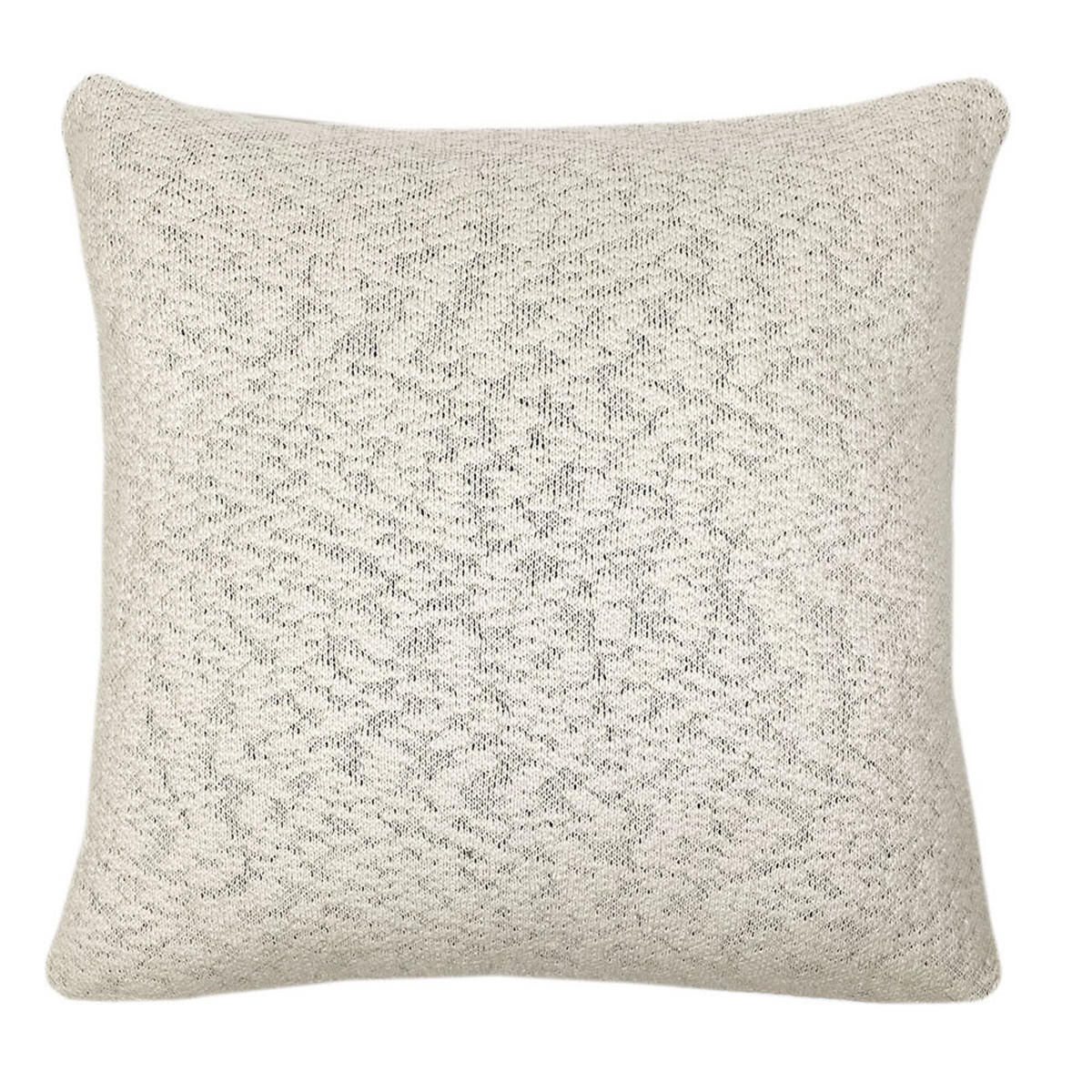 DEKOKISSEN Fantasie gestrickt Weiß 50x50 - Weiß, Textil (50/50/12cm) - Malagoon