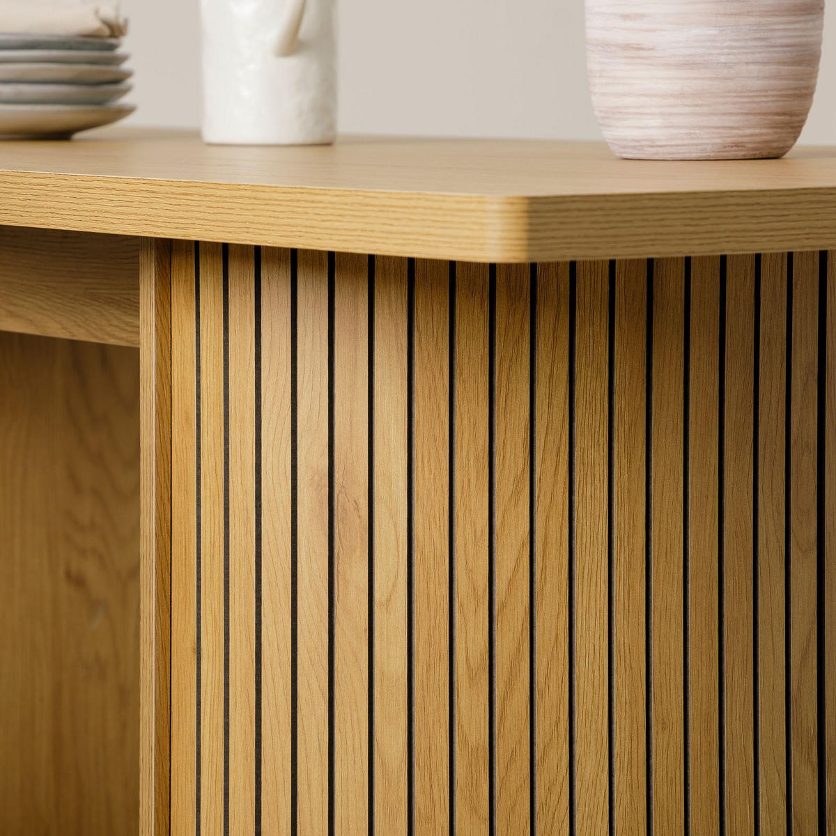 ESSTISCH GUARDA - Wildeiche, Holzwerkstoff (75/160/75cm) - IDIMEX