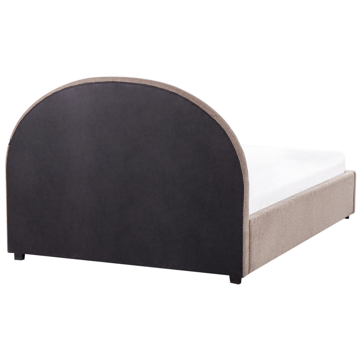 BETT mit Stauraum 140x200 cm Beige Vaucluse - Taupe, Textil (140/200cm) - Beliani