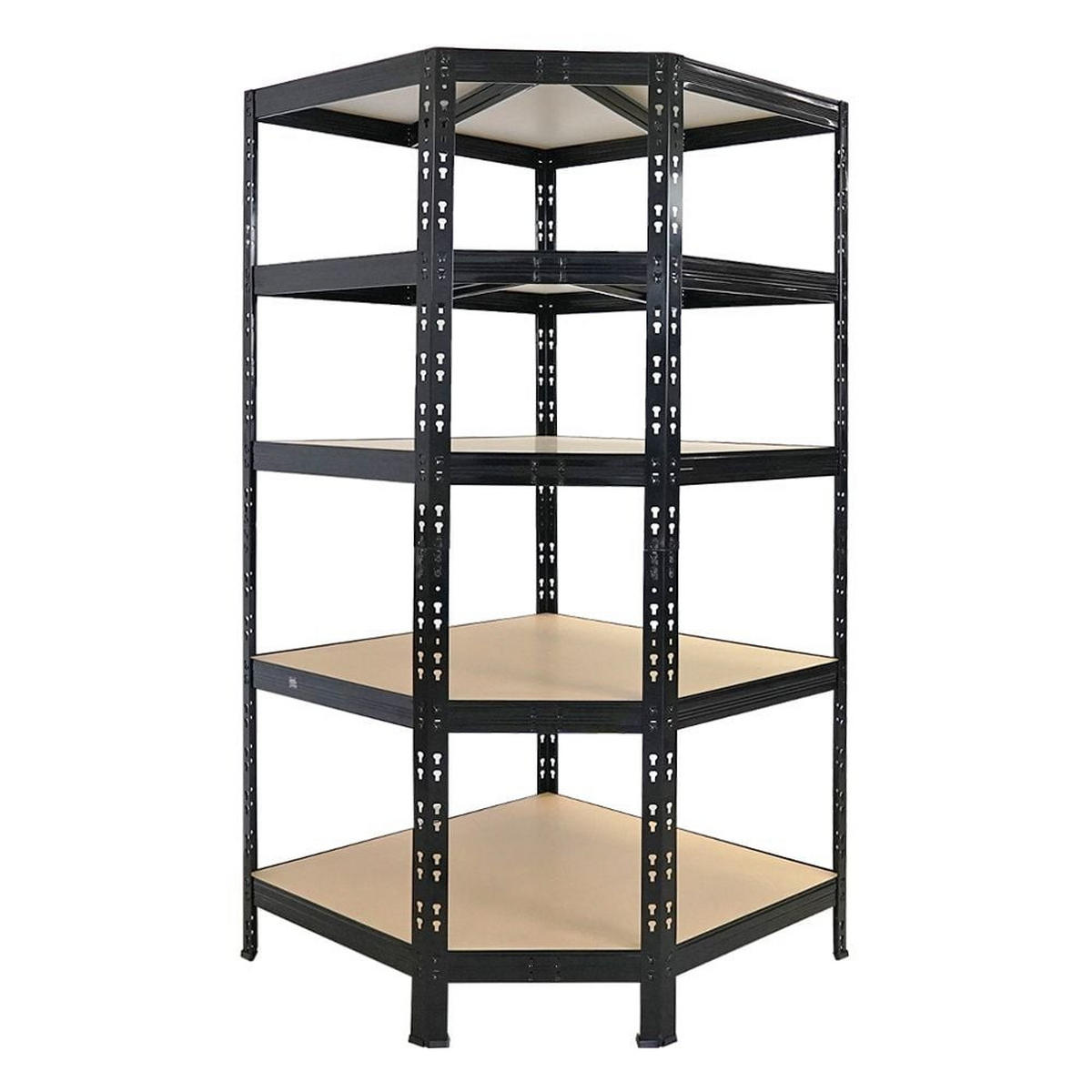 ECKREGAL Tiger Schwarz HxBxT 180x90x60 cm Fachlast 175kg - Schwarz, Metall (90/180/60cm) - PROREGAL