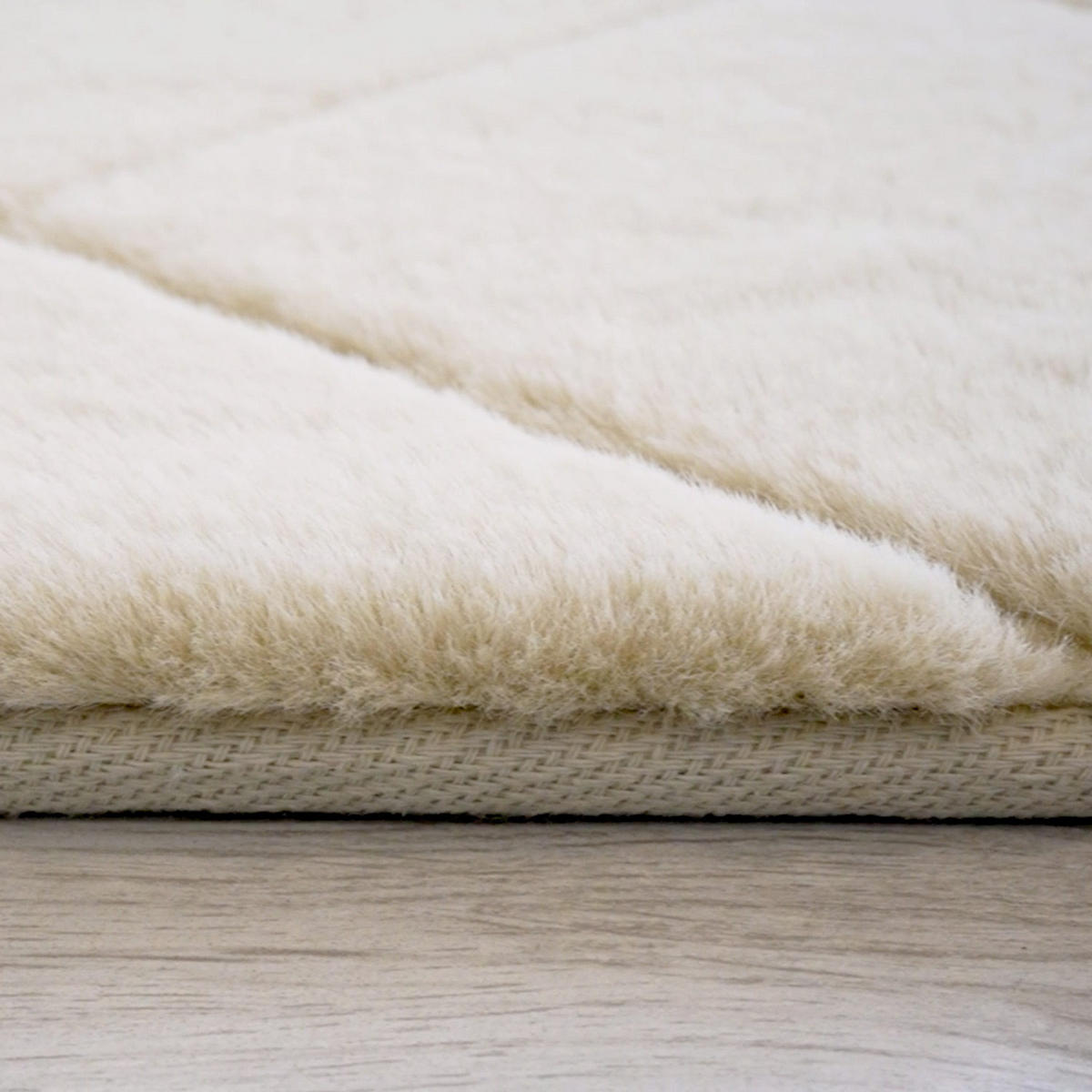 HOCHFLOR-TEPPICH Moment 600 Ivory 160x230 cm - Creme, Textil (160/230cm) - carpet city